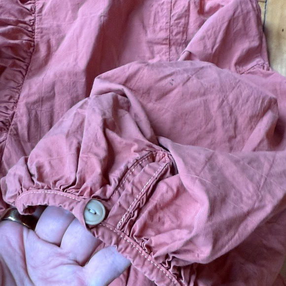 Rudy Jude Day Blouse Terracotta Puff Sleeve Blouse - Picture 7 of 10